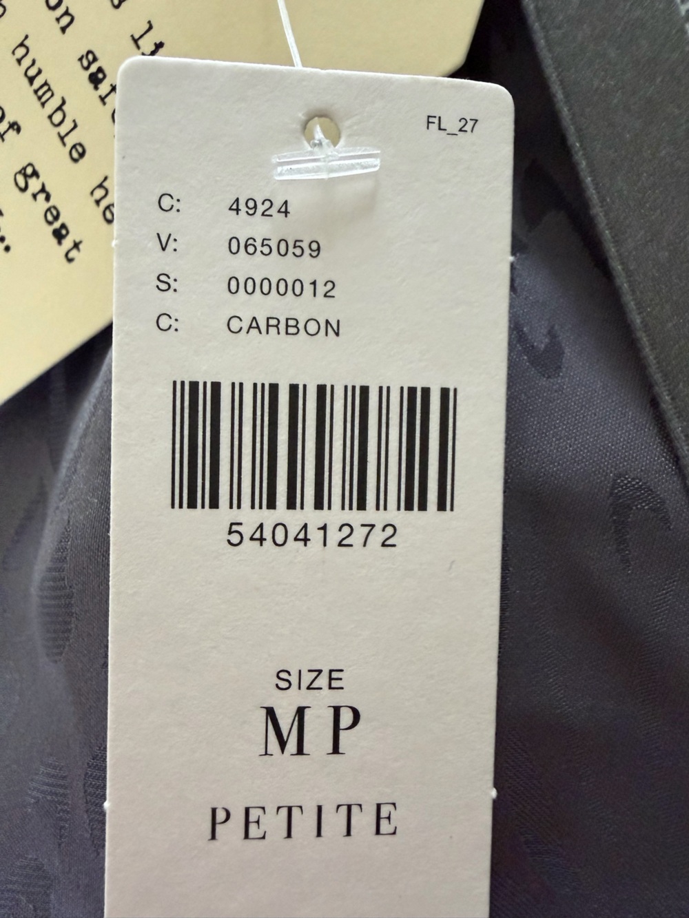 Anthropologie Velvet Blazer Jacket - Charcoal - Picture 6 of 7